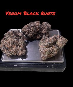 VENOM BLACK RUNTZ 28g OZ EXOTIC 36%THC 🔥🔥SMALL BATCH 🏆 INDICA