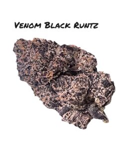 VENOM BLACK RUNTZ 28g OZ EXOTIC 36%THC 🔥🔥SMALL BATCH 🏆 INDICA