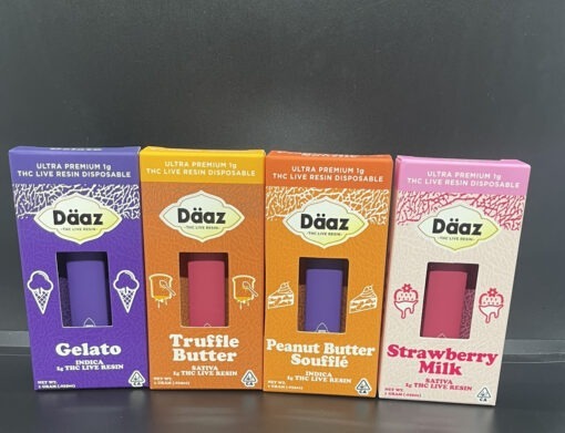 DAAZ 1 gram THC LIVE RESIN ( disposable)