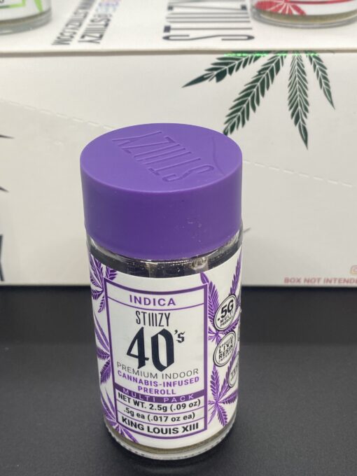 STIIIZY 40’s Infused  prerols 5pack  Authentic