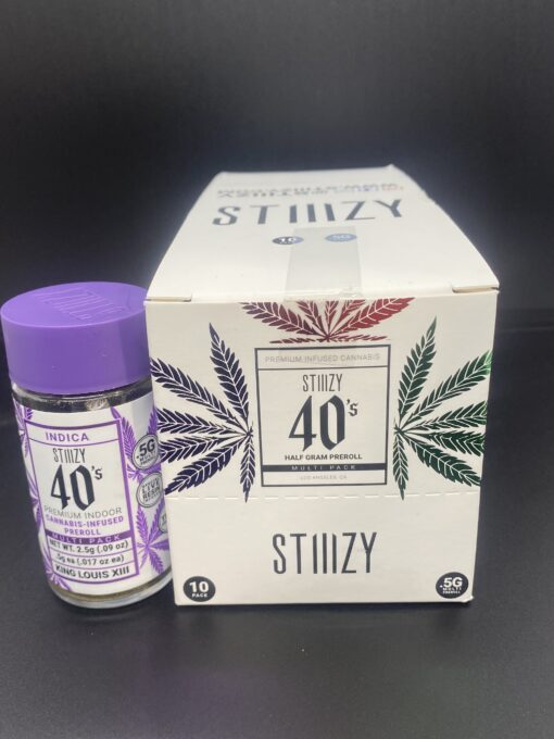 STIIIZY 40’s Infused  prerols 5pack  Authentic