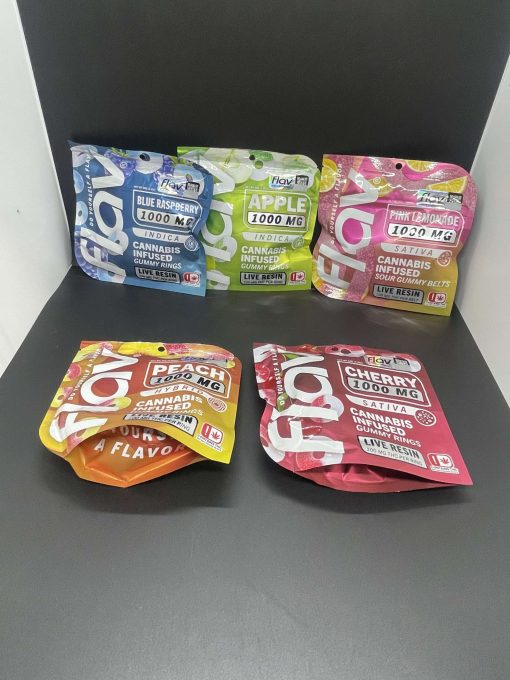FLAV 1000MG LIVE RESIN CANNABIS INFUSED GUMMY RINGS 🔥🔥🔥 ON SALE