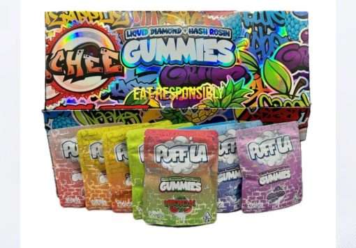 Puff LA LIQUID DIAMOND Gummies HASH ROSIN NEW 500mg