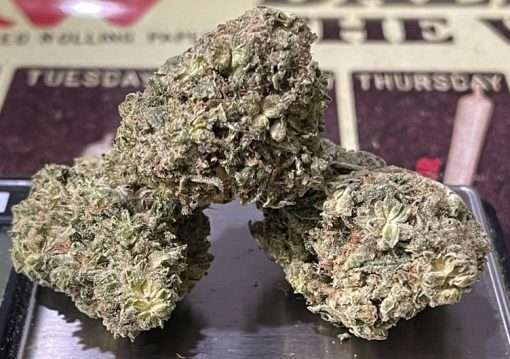 BLACK SCOTTI  3.5g INDICA  EXOTIC 35%THC  GRIZLY PEAK