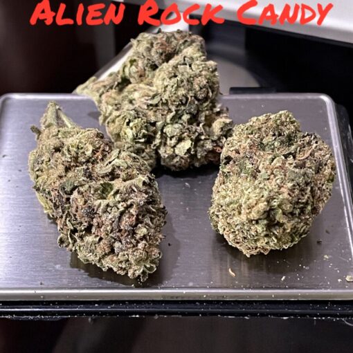 ALIEN ROCK CANDY 7GRAMS QUARTER 27%THC HYBRID