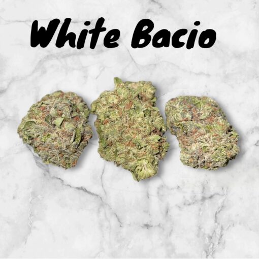 WHITE BACIO 28g OZ ON SALE 27%THC HYBRID  🔥🔥