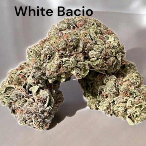 WHITE BACIO 28g OZ ON SALE 27%THC HYBRID  🔥🔥