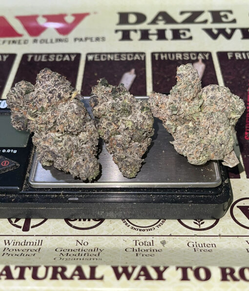 PURPLE ZUSHI RUNTZ 3.5g HYBRID EXOTIC 31%THC 🔥🔥🔥