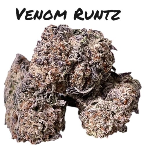 VENOM RUNTZ 28grams INDICA 27%THC 🔥🍪