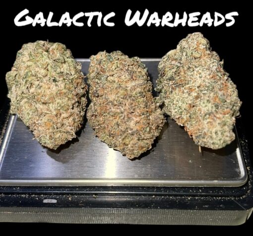 GALACTIC WARHEADS 3.5g INDICA 32%THC  (DANK MOB) 🔥🔥🏆🔥🏆🔥
