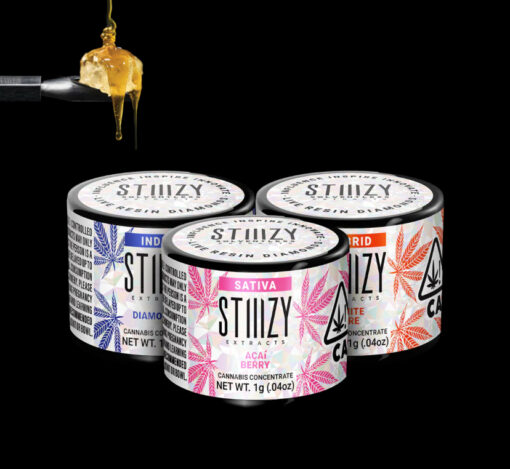 STIIIZY LIVE RESIN DIAMONDS 1gram choose strains with drivers