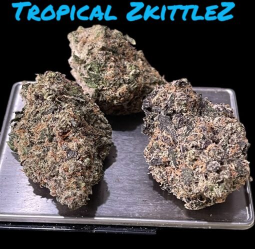 TROPICAL ZKITTLEZ  4GRAM BAGS 🏝️SUMMER SALE 🔥🏝️ 31%THC INDICA