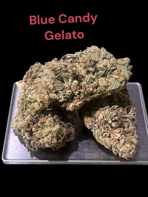 BLUE CANDY GELATO 7GRAMS QUARTER ON SALE 28%THC CRAFT CANNABIS