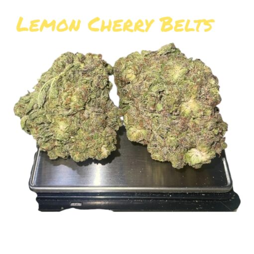 LEMON CHERRY BELTS 28grams OZ ON SALE HYBRID 28%THC