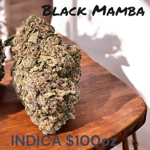 BLACK MAMBA🔥🔥 28g OZ ON SALE $100INDICA 26%THC