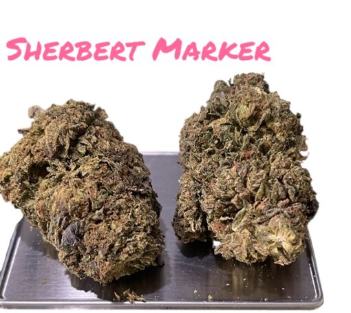 SHERBERT x MARKER 28g OZ ON SALE INDICA 26%THC 🔥🔥