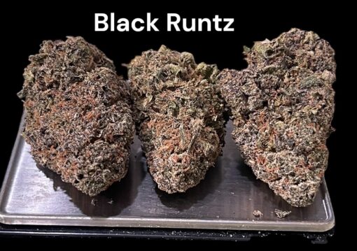 BLACK RUNTZ 3.5g INDICA 31%THC 🔥🔥 NEW DROP