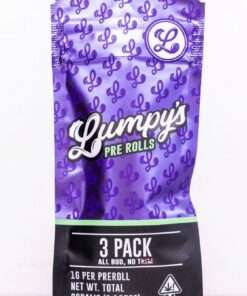 LUMPYS 3PACK EXOTIC BATCH 3-1gram36%THC  PREROLS 🔥🔥