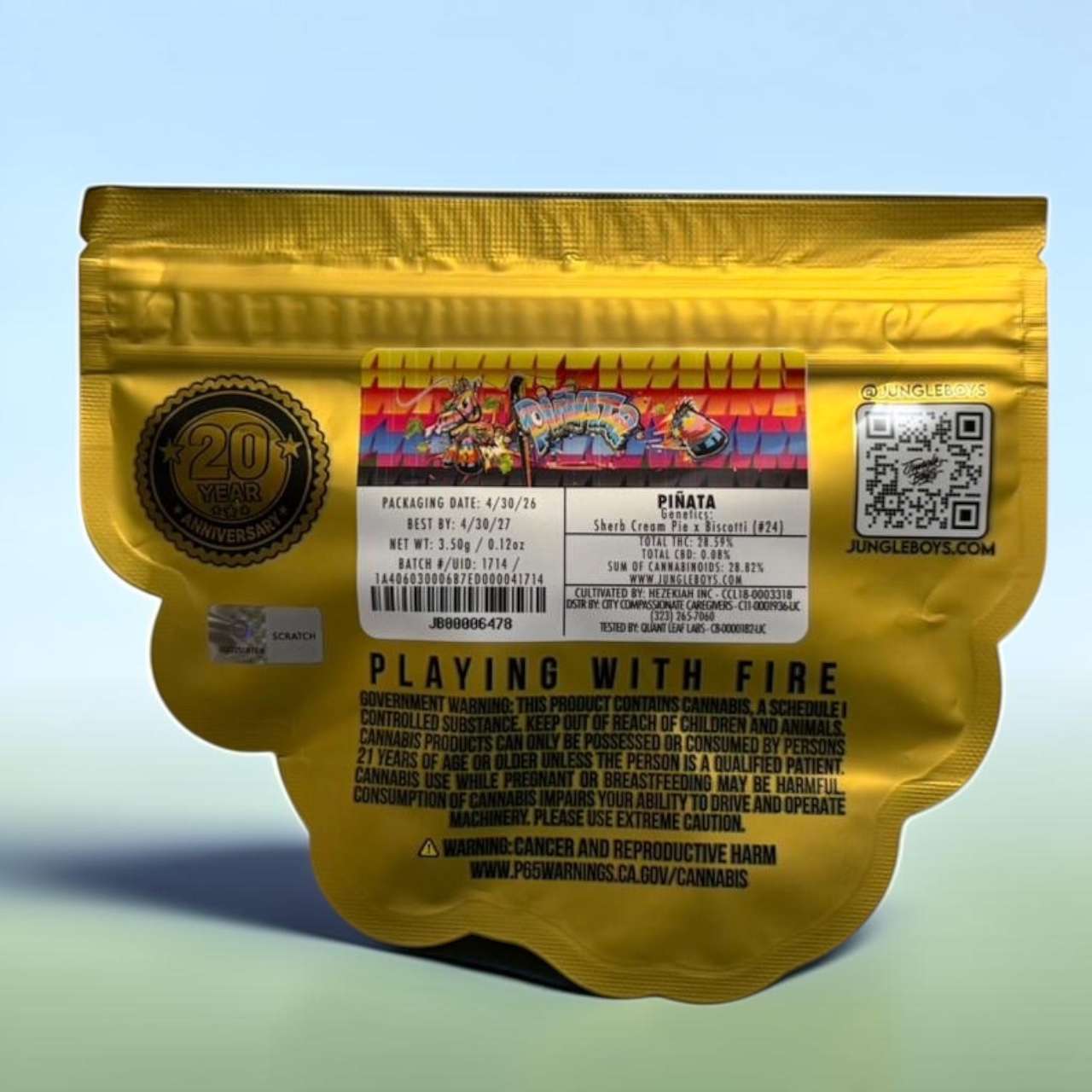 PINADA 3.5grams (JUNGLE BOYS) PINADA 3.5grams (JUNGLE BOYS)